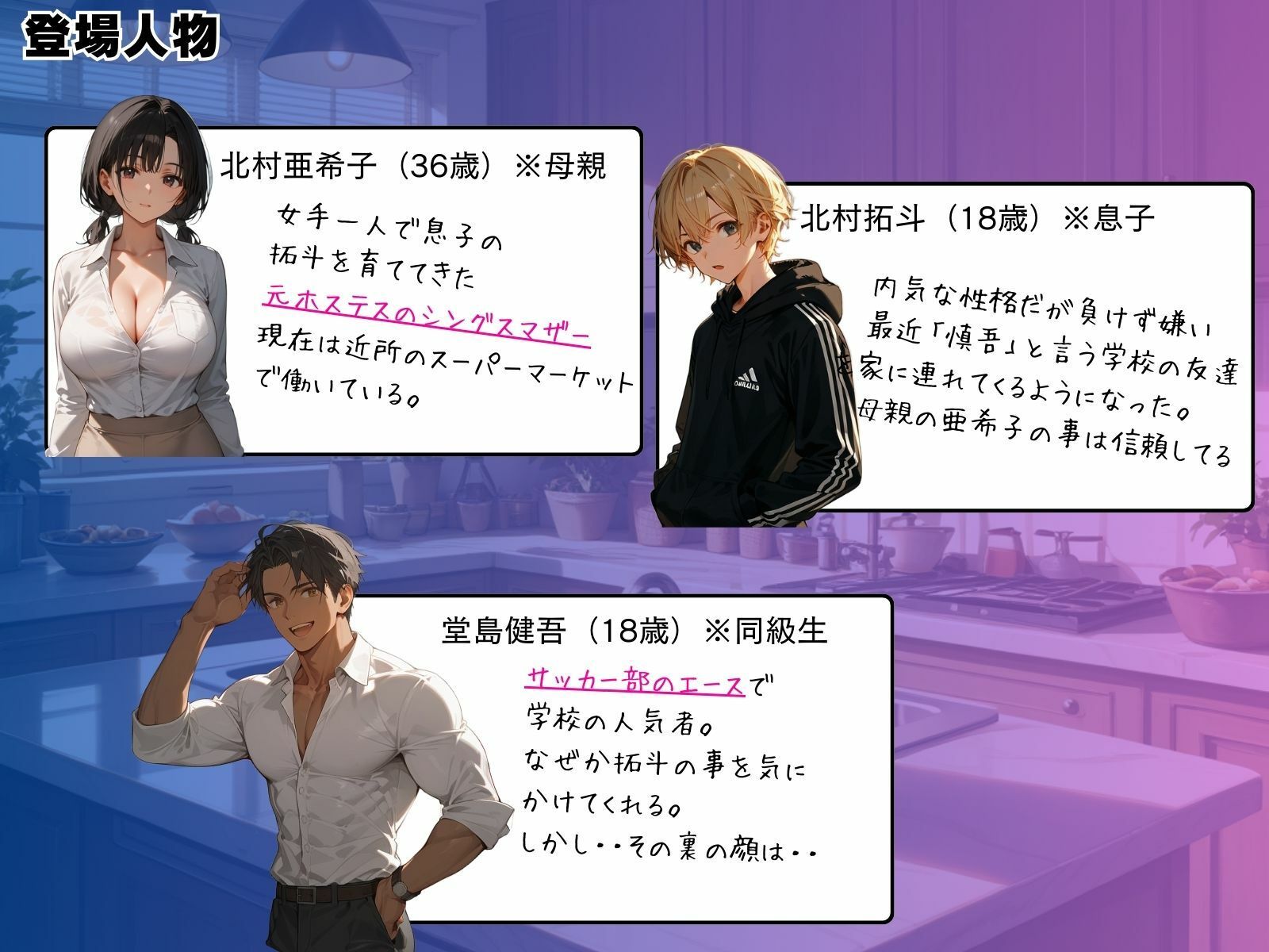 【d_640180】僕の自慢の母さんが同級生に’アナル調教’されていた話。後編