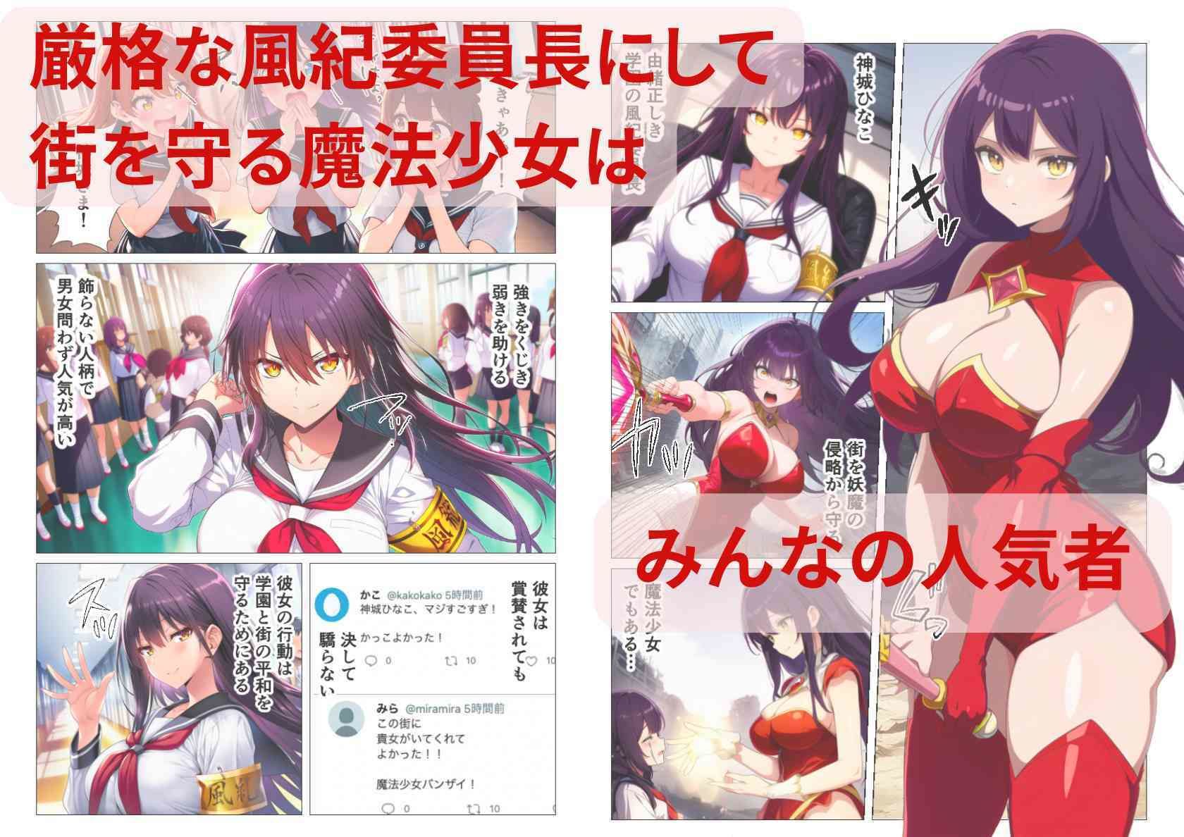 【d_639889】魔法少女、悪堕ち催淫配信！カメラの前で快楽調教される正義のヒロイン