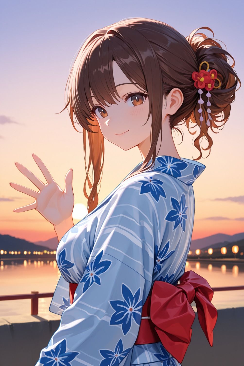 【d_639845】祭りの名残、浴衣が誘う禁断の肌