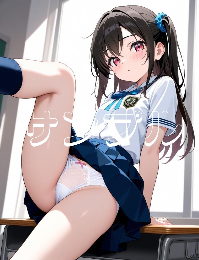 【d_640673】女の子のエッチな絵  1巻  制服の美少女のパンティ