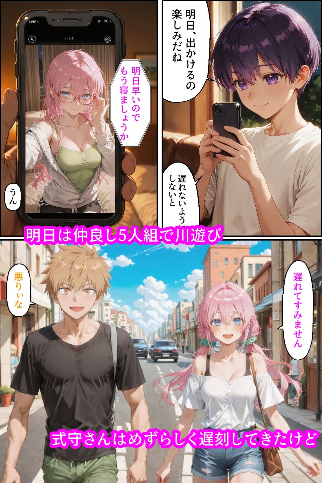 【d_641589】可愛いだけにされちゃう式守さん3（川遊びの日の式守さん）