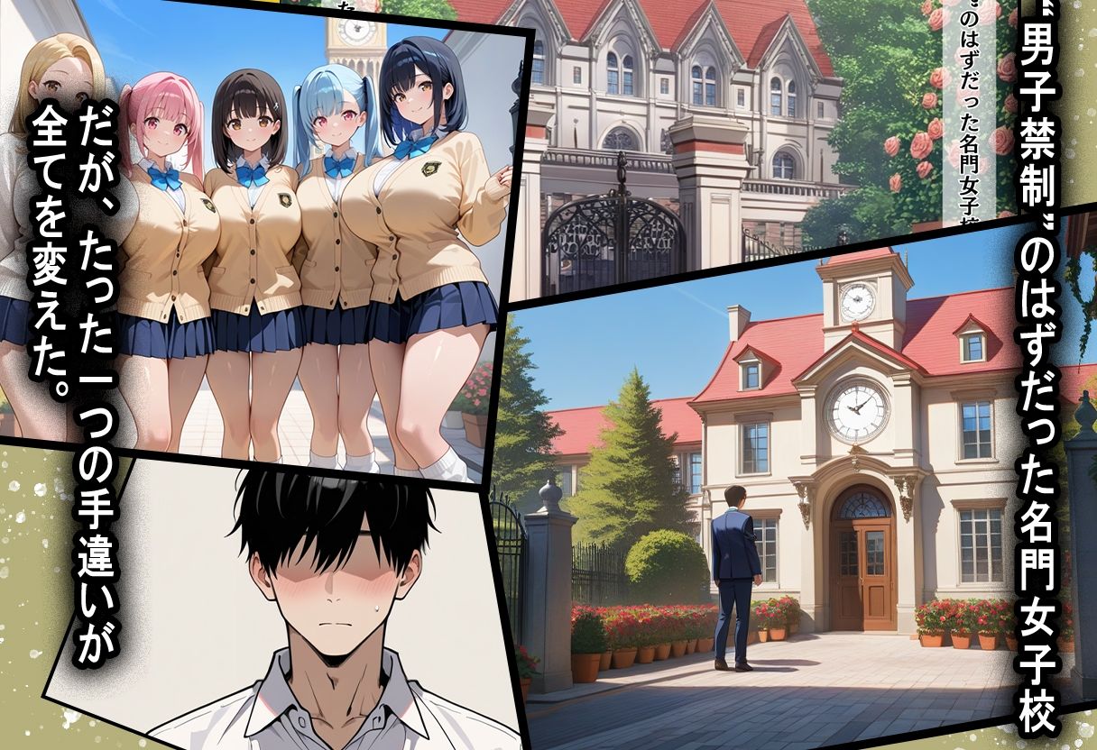 【d_642340】中出ししないと追い出される物件に引っ越した話〜エロ接客コンビ編〜