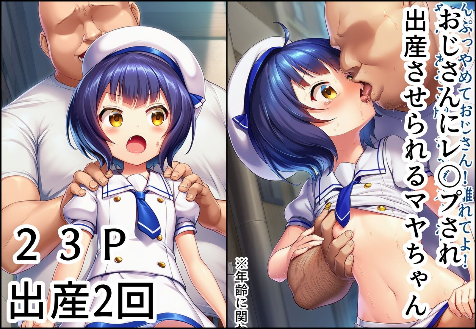 【d_640855】おじさんにレ〇プされて出産させられるマヤちゃん