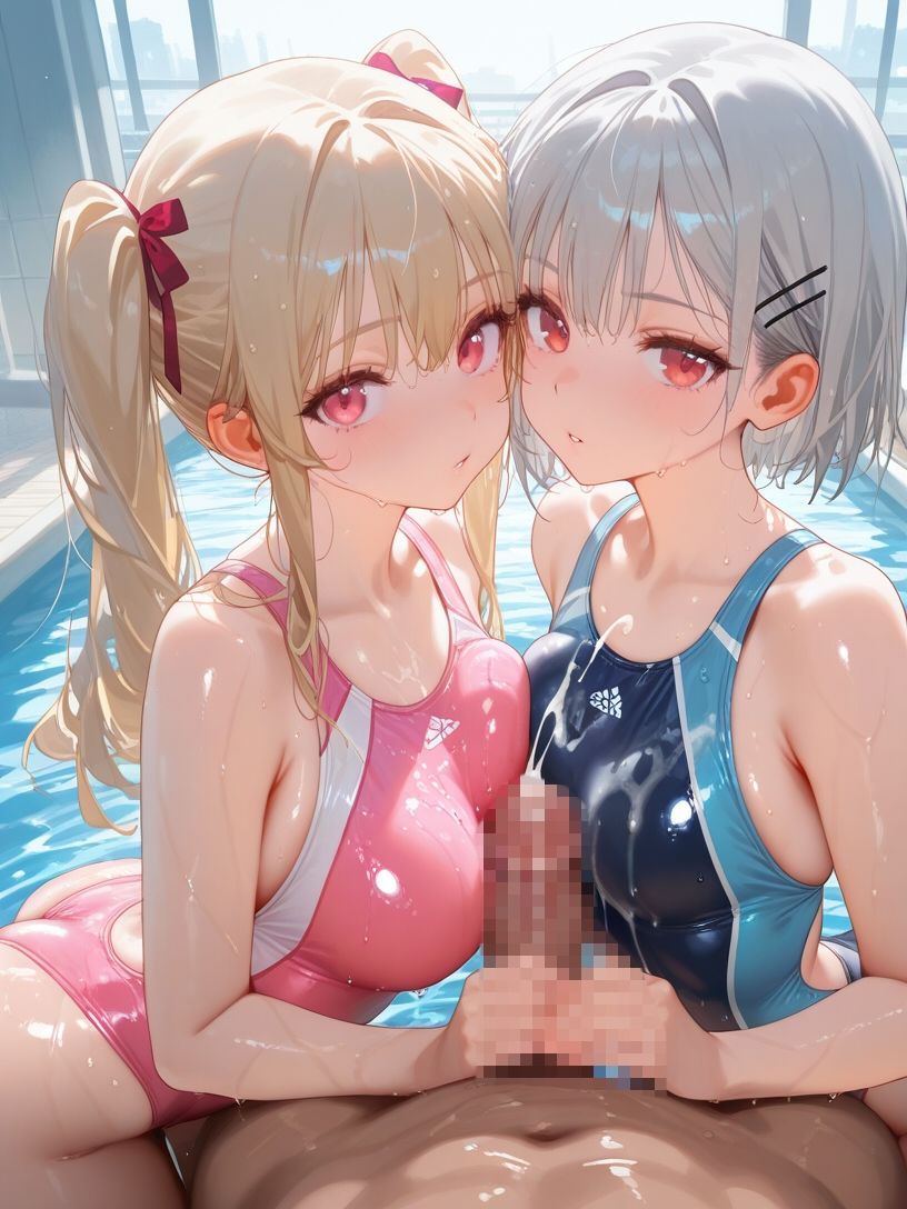 【d_642185】巨乳水泳部とハーレムエッチ3