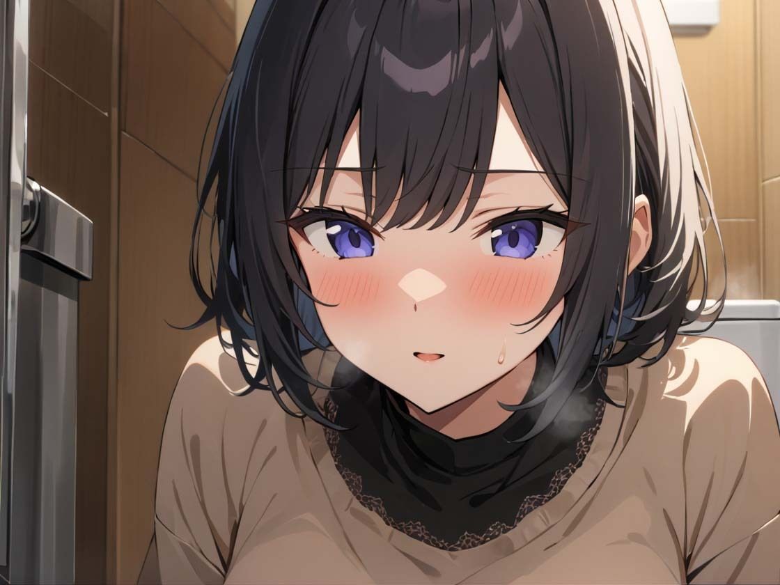 【d_642391】バ先の同級生におち〇ぽ責めされて、気持ちよすぎて口内射精してしまった話