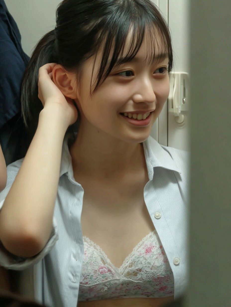 【d_642425】AIでしか覗けない、好奇心と背徳感の世界「更衣室」