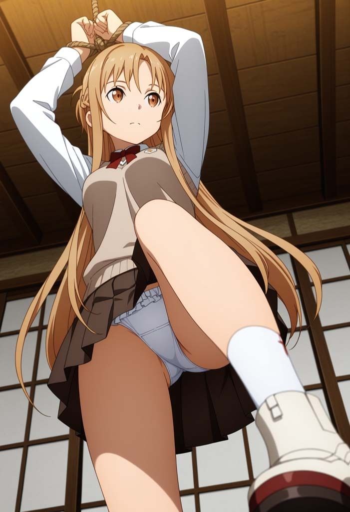 【d_642375】制服緊縛（ア○ナ）