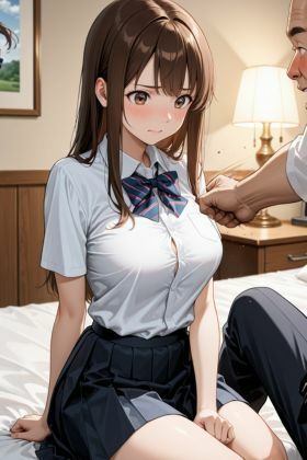 【d_641303】家出女子校生とパパ活SEX