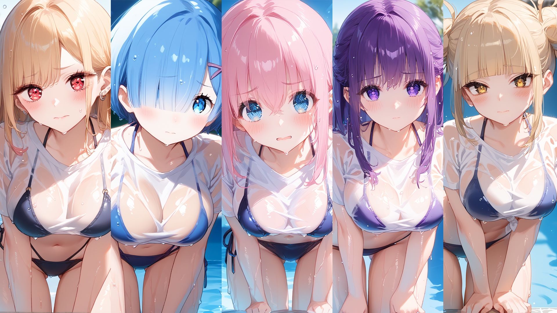 【d_643072】濡れT水着がエロすぎた  詰め合わせ 1」