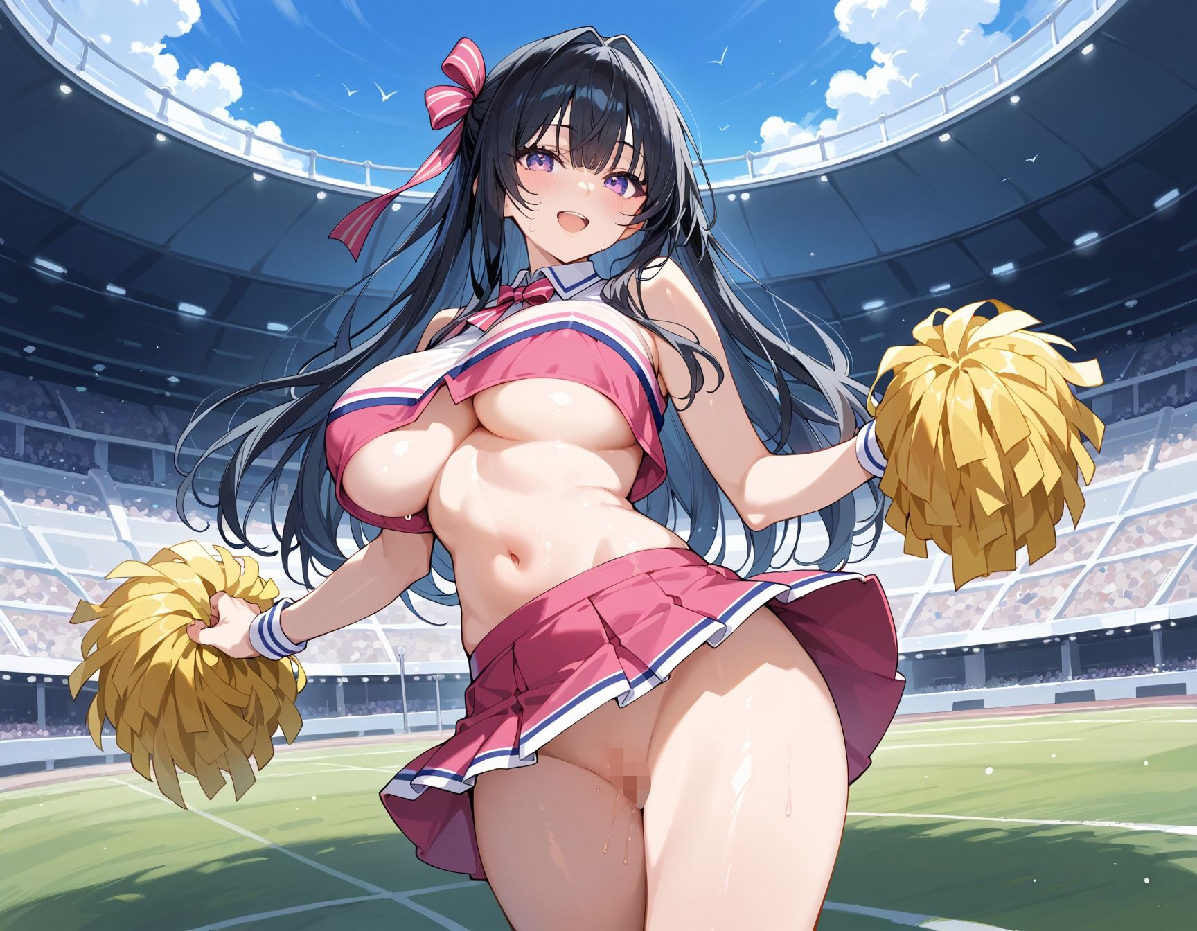 【d_643619】私立種付交尾学園・文化祭〜丸出しチア編〜