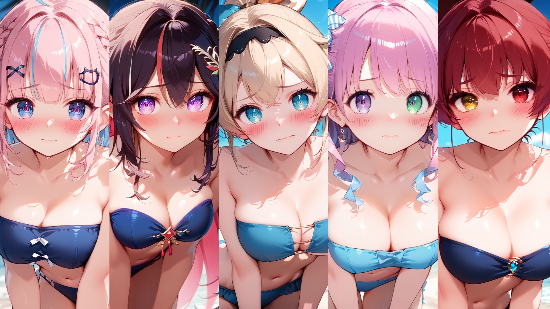 真夏のビーチで限界えっち ホ〇メンVer