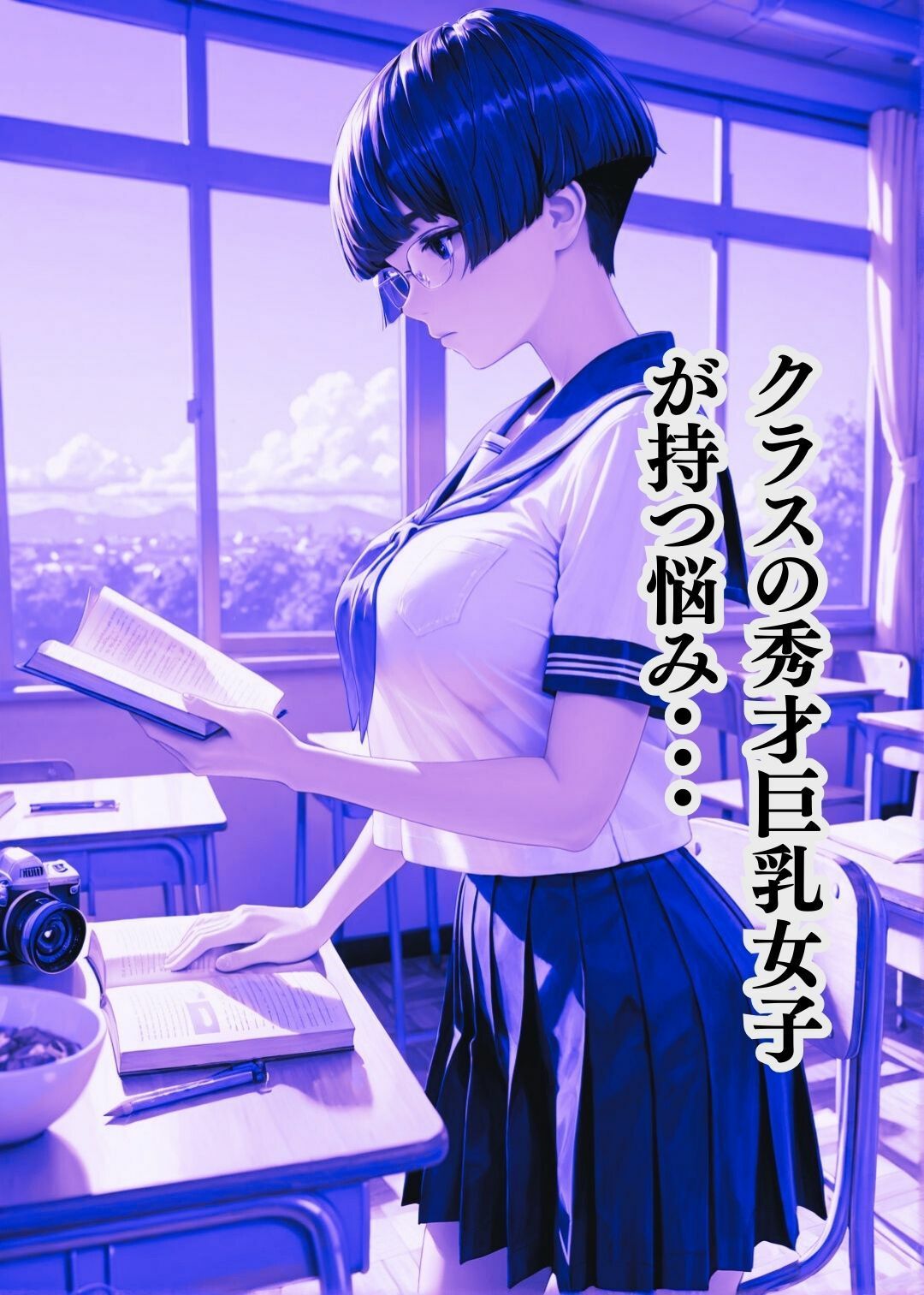 クラスの秀才巨乳女子が オレに体当たりで疑問を 解決しに来た話