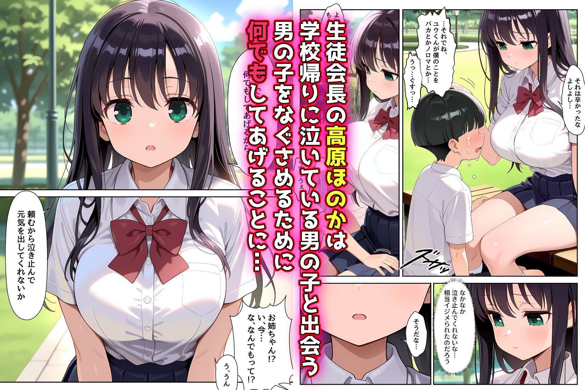 性的に無知な生徒会長にエッチなお願いしてみた※おねショタ※