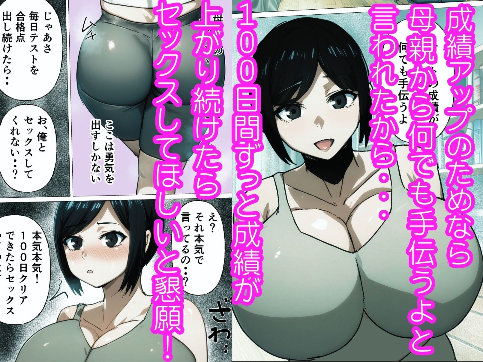 俺は100日後に母さんと必ずセックスしてみせる