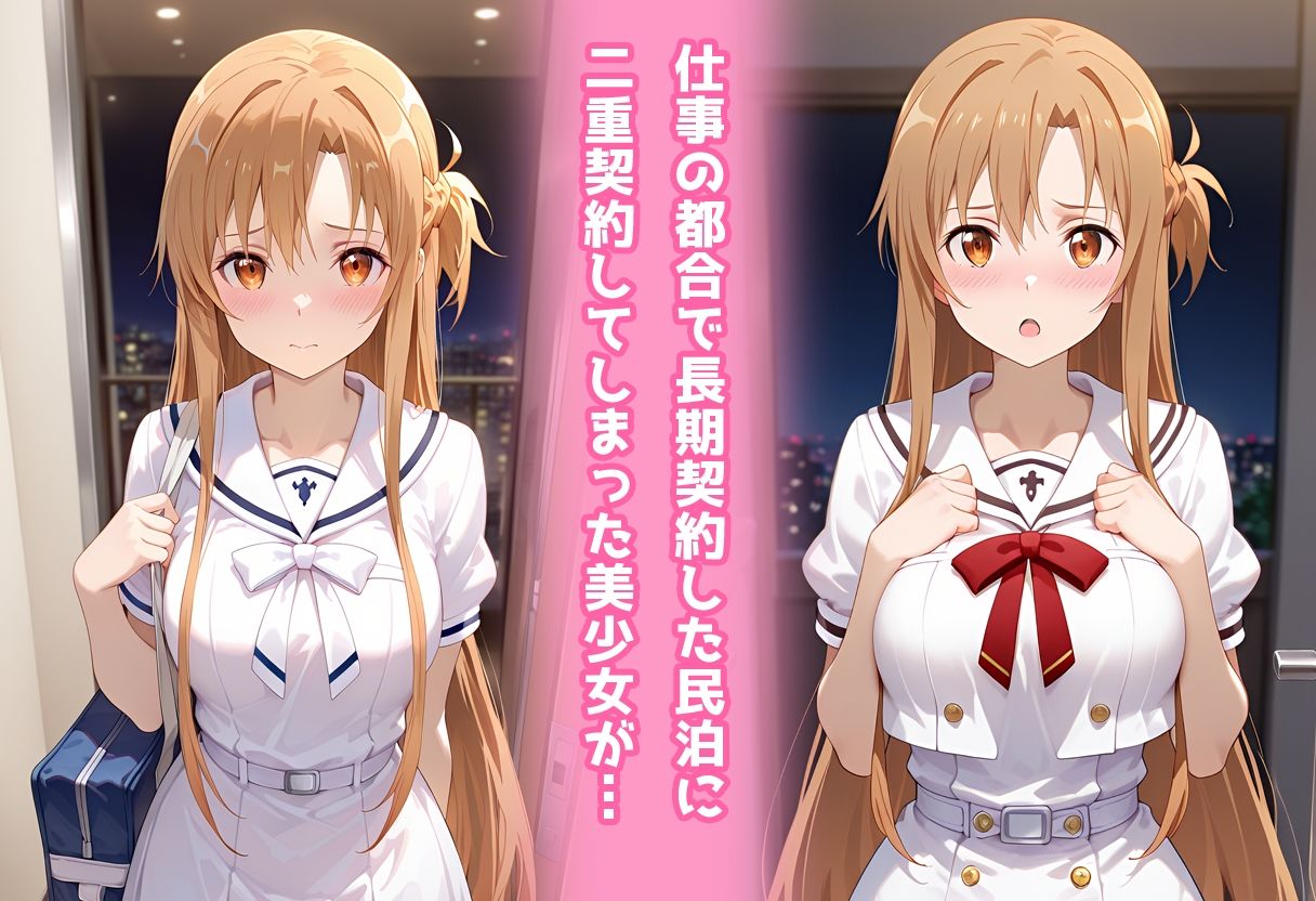 民泊トラブル！？…美少女と突然の強●ルームシェア性活 〜アスナ編〜