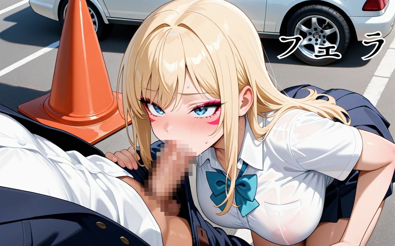 ギャル女子校生  野外プレイ