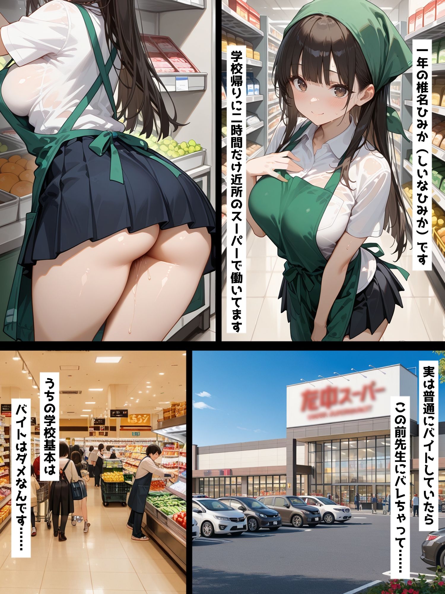 性教育学園X やりまくり！全裸バイト スーパー店員編 vol.42【セリフ入有】