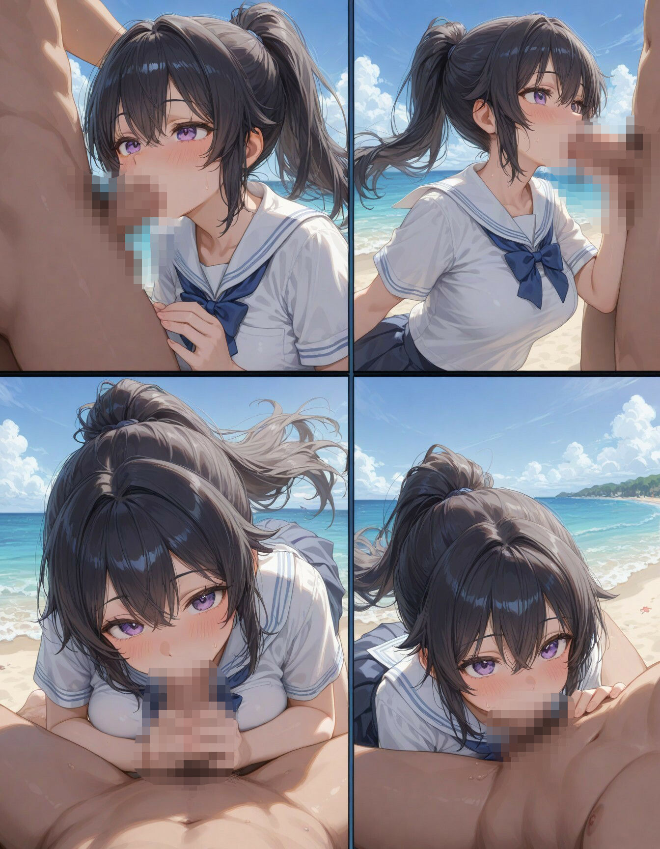 コスプレ美女の解放SEX -ビーチでエロボディ震わせて悶絶イキ-