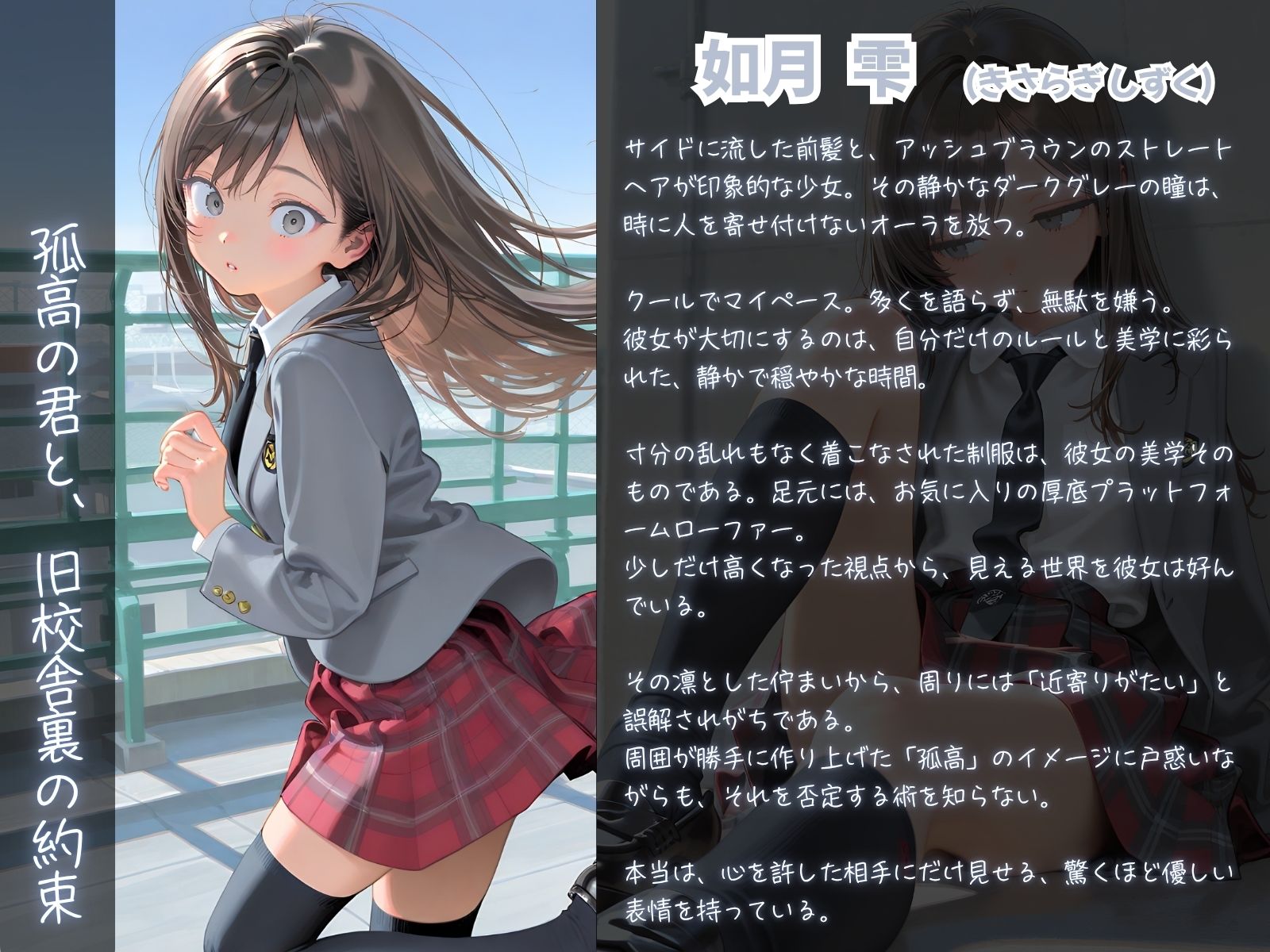 クールでぼっちな女子校生と秘密の関係 孤高の君と、旧校舎裏の約束