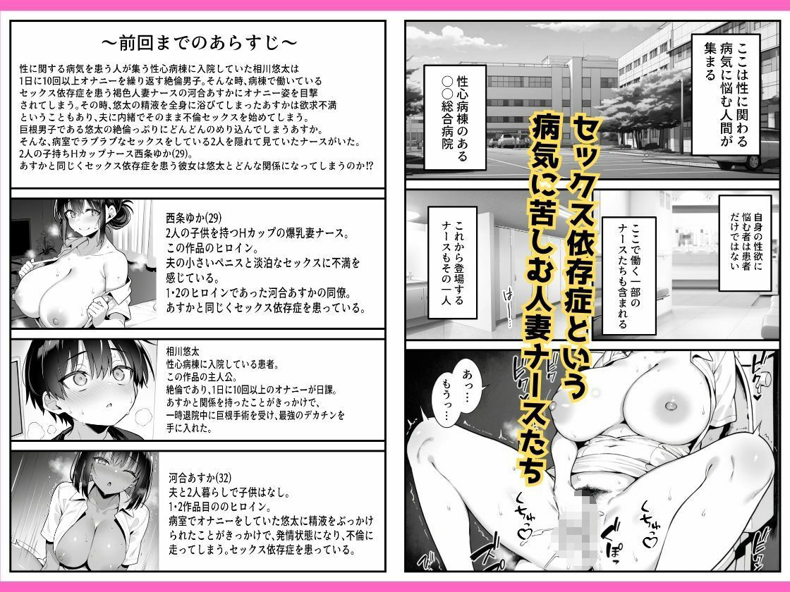 セックス依存症の人妻ナースは今日も性欲を我慢できない3