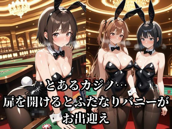 ふたなりバニーガールの禁断のカジノ