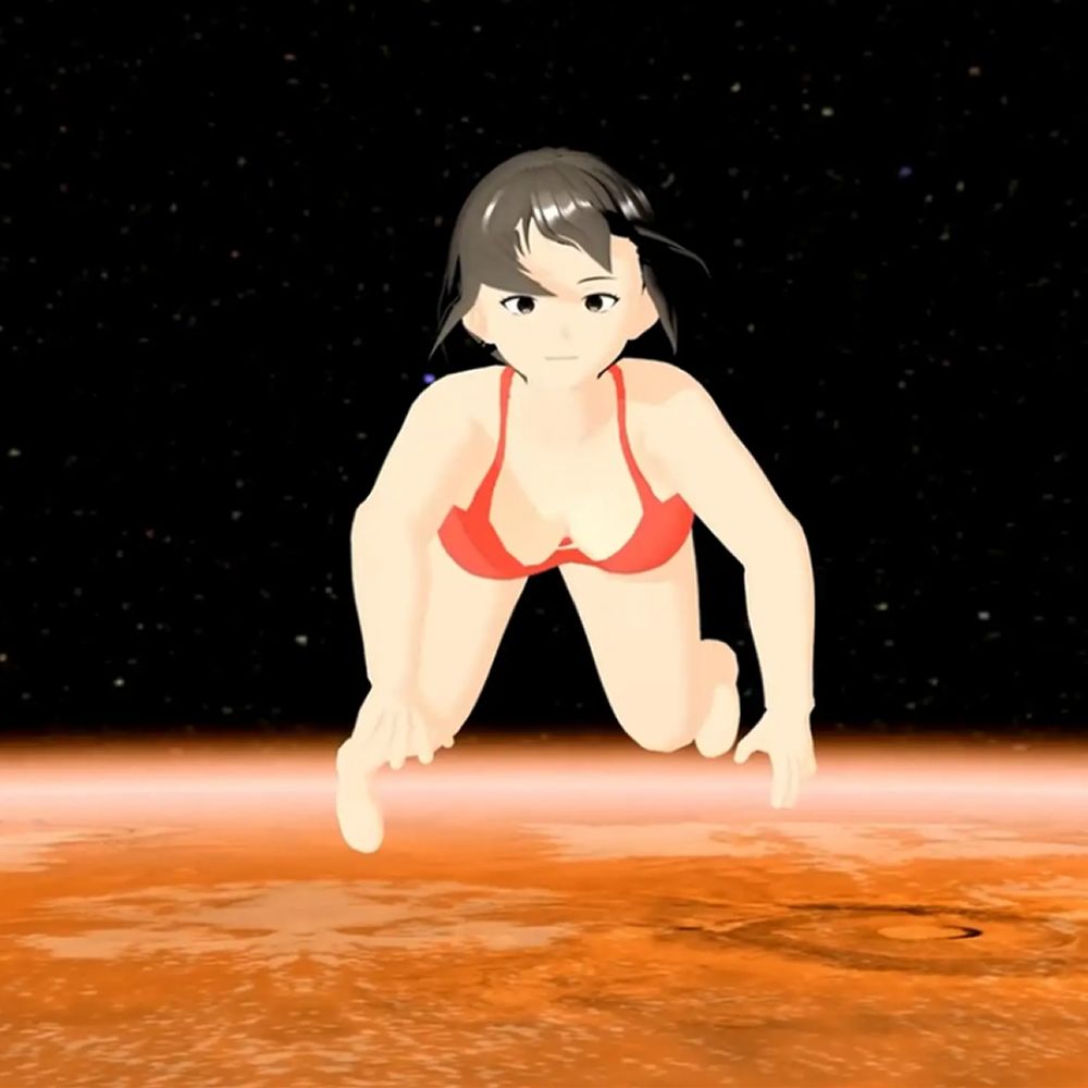 宇宙グラビア  無重力で暴れるHカップおっぱい  小津りさ
