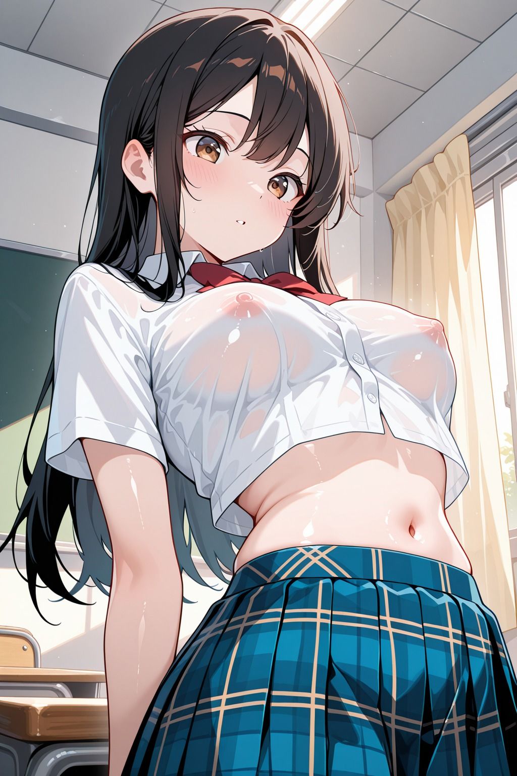 放課後中出し  犯●れる女子校生