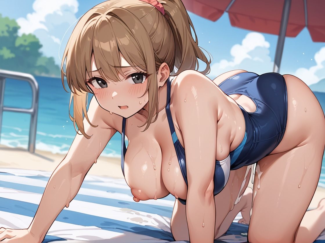 スク水女子校生を性開発してみた。