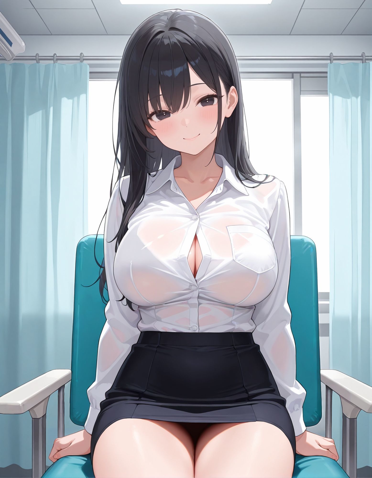 健康診断と騙されて身体を弄ばれるOLちゃん