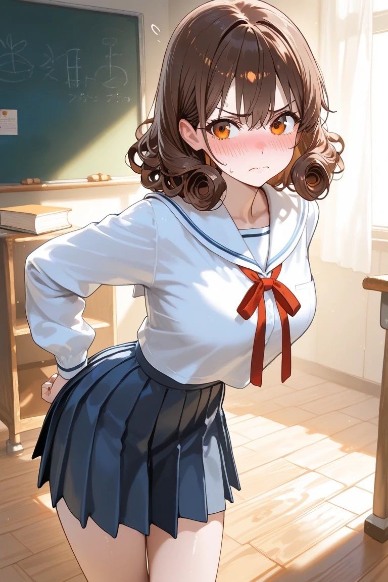美術部×制服モデル