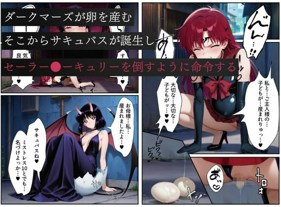 ダークマーキュリーの誕生〜美少女戦士セーラー●ーキュリーは触手異種姦で悪堕ちさせられる…〜