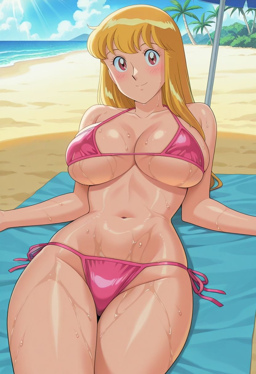 えっちなビキニのお姉さん  麗子ver.