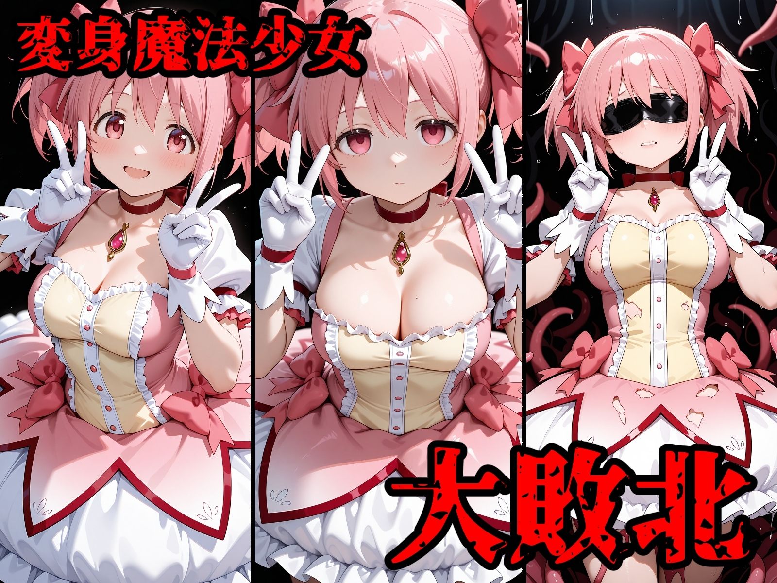 完全敗北魔法少女 ま〇か ほ〇ら 屈服するまでが魔法少女だ1