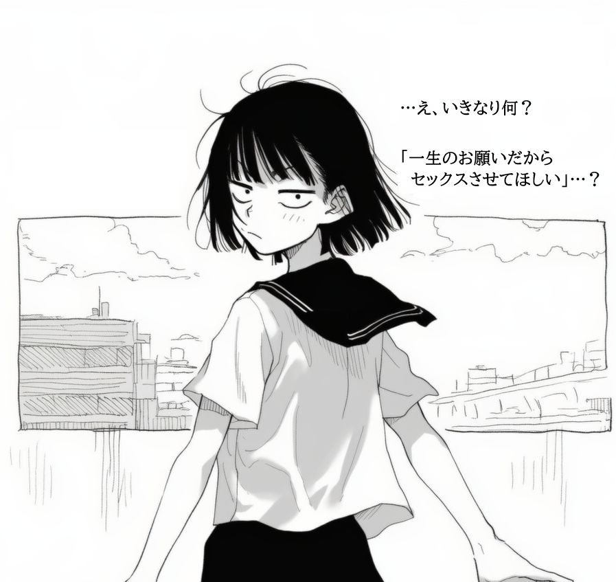 目つきが悪いダウナー系サブカルJKに無許可中出しして妊娠させる