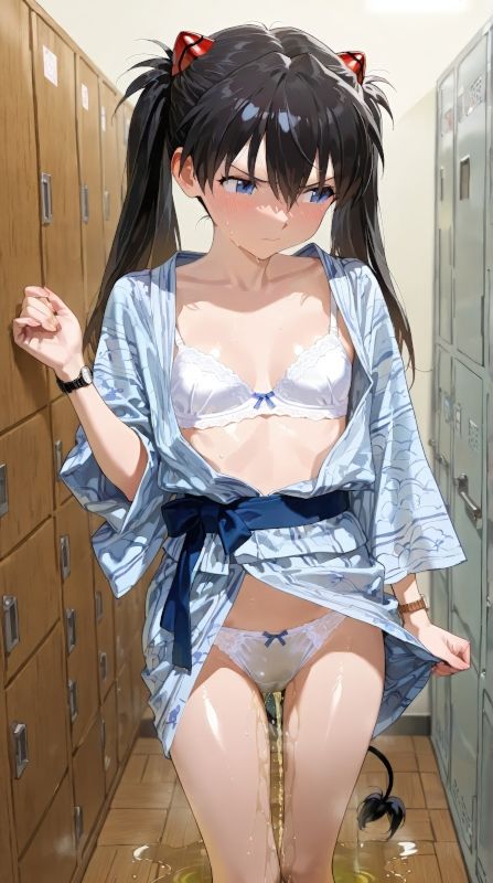 「浴衣でおもらしイラスト-R18版」100枚セット