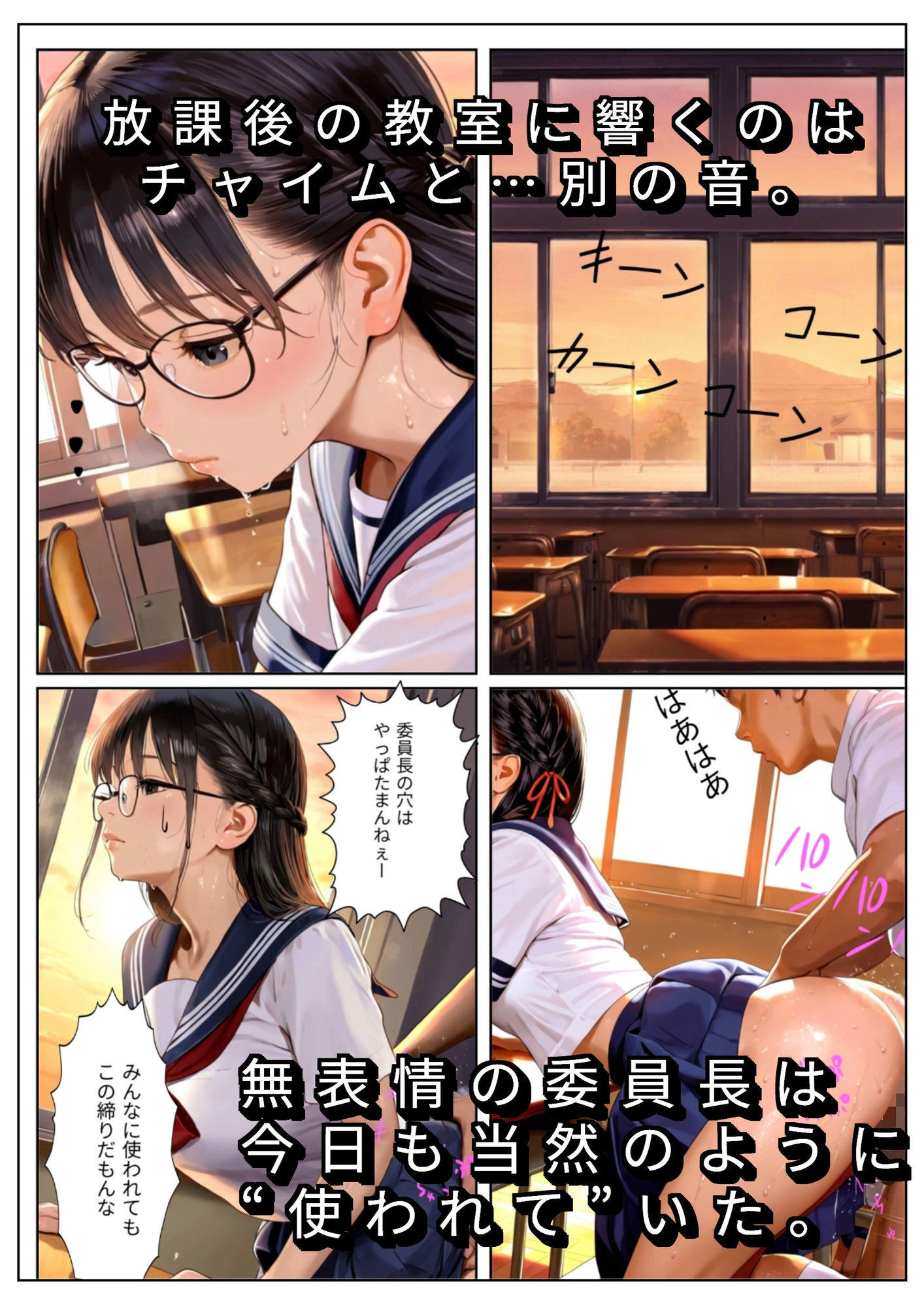 無表情の委員長はみんなの玩具