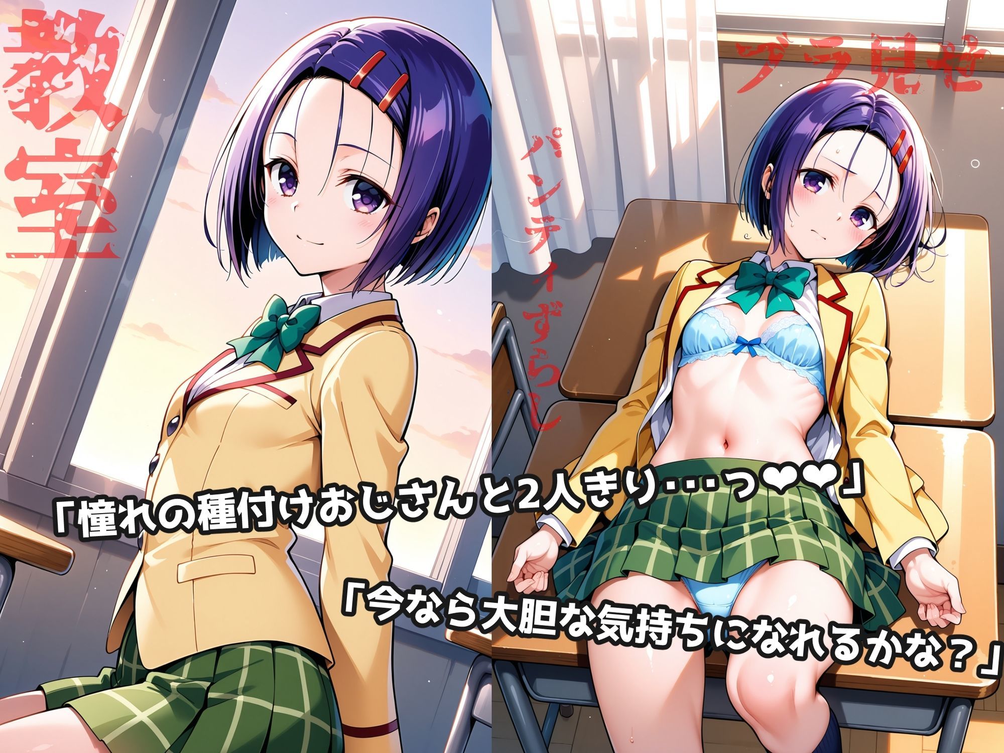 ヒロイン鬼ハメ ●連寺春菜と学校でえっちしよっ  ミニ