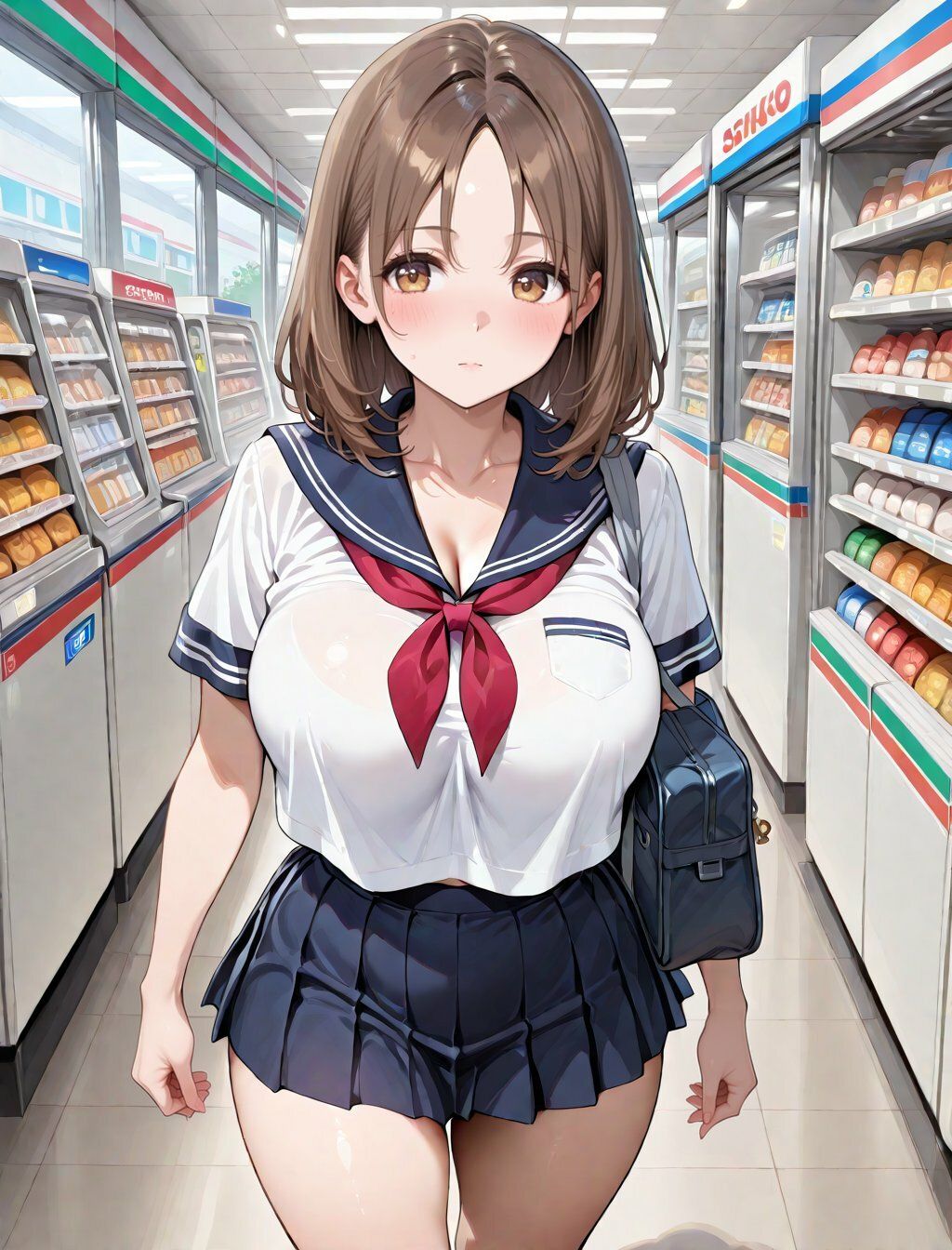 万引き現行犯、店内で犯●れる