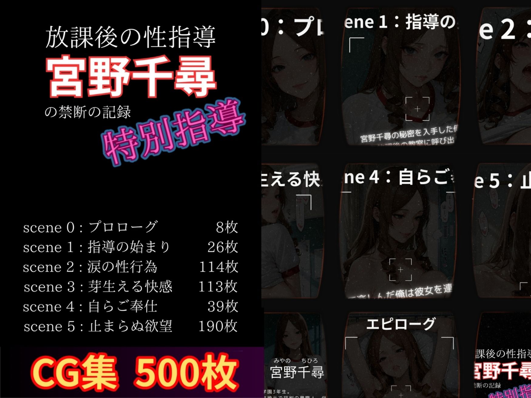 放課後の性指導 〜宮野千尋の禁断の記録-ハメ撮り