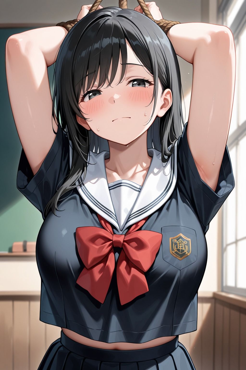クラスの女子の裏の顔は緊縛好きなド変態
