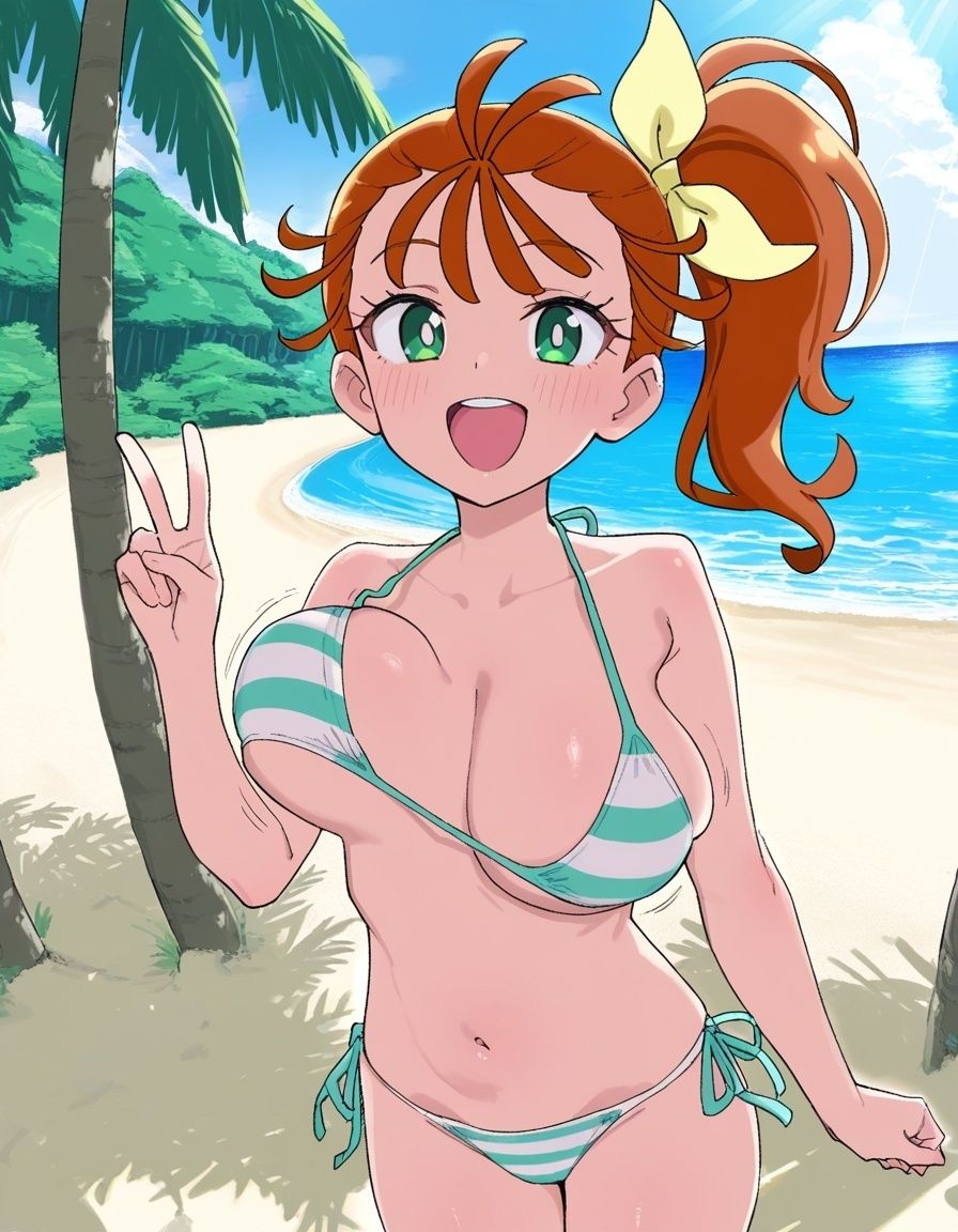 【お〇さんx寝取られ】おっさんにナンパされるプ〇キュア  夏〇まなつ