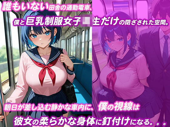 痴●電車 制服女子に中出しセックス