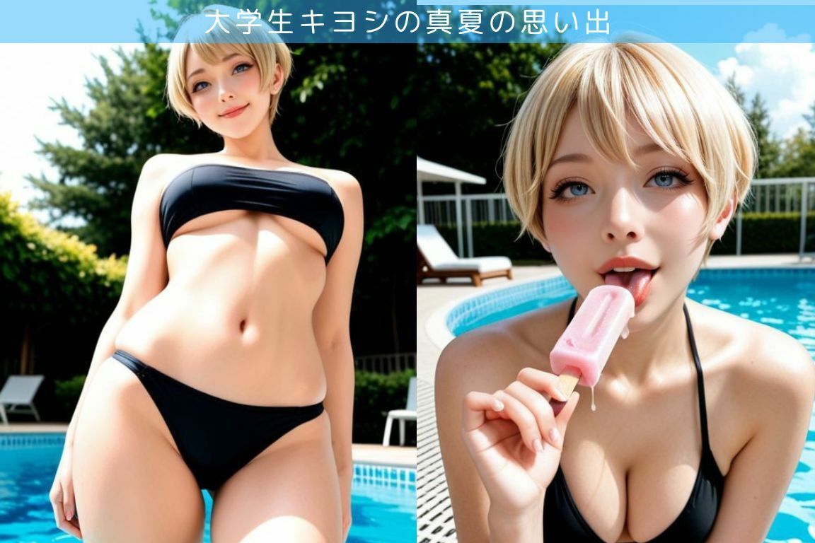 きれいな帰国子女とプールでエッチ三昧な件