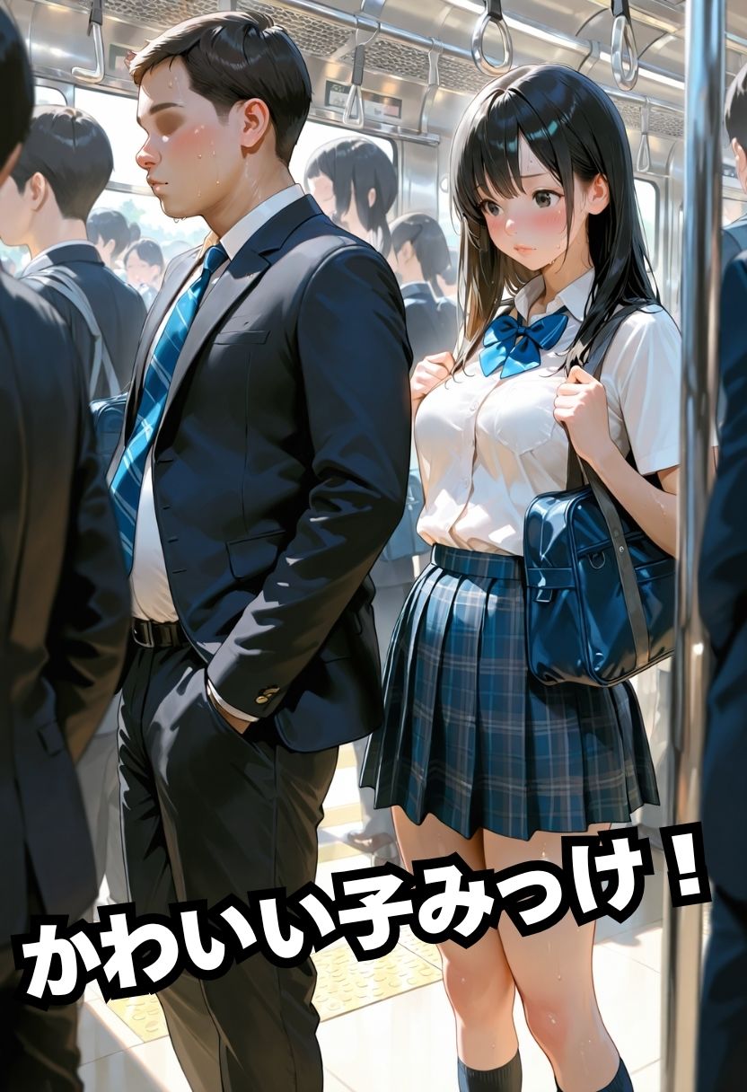 電車で雑魚マンコに絶頂管理！！