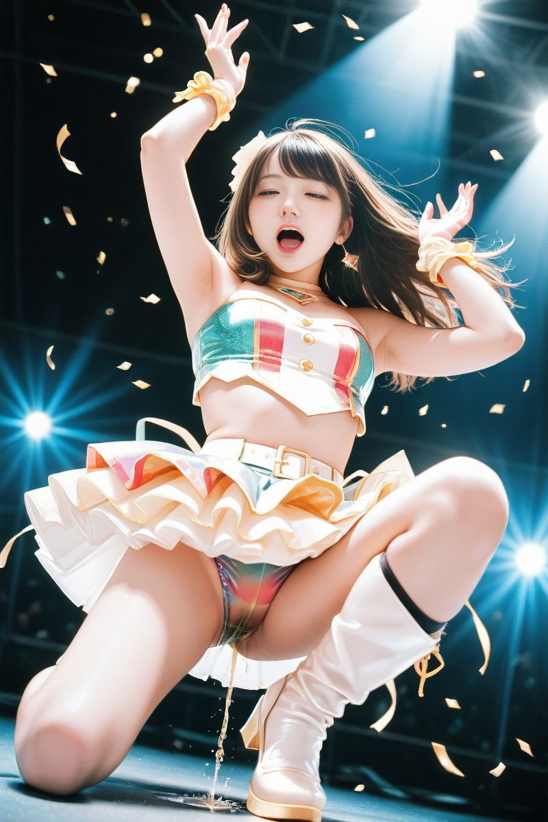 我慢できなかったアイドル 静止画版