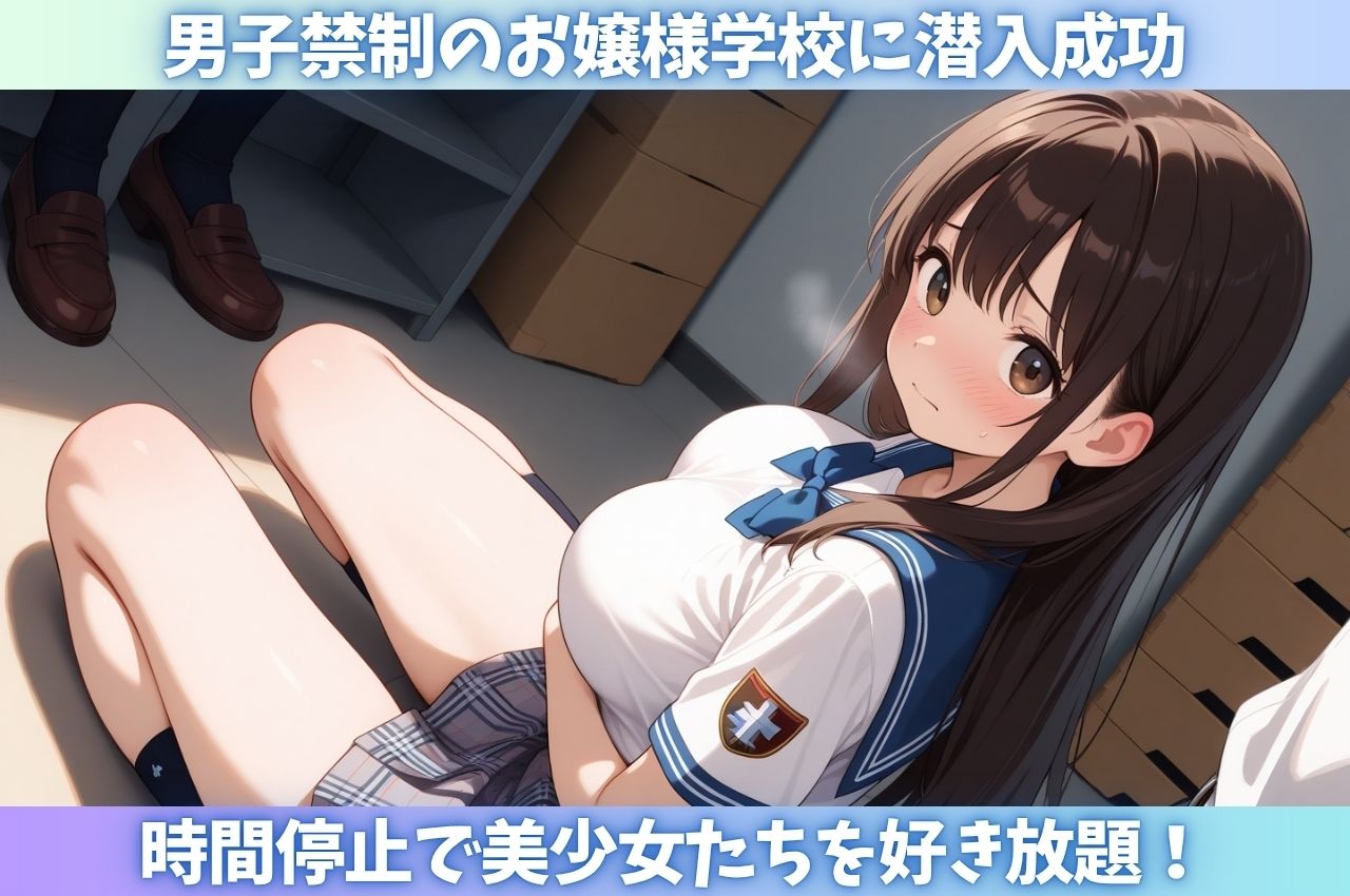 お嬢様学校に潜入！時間停止レ〇プ