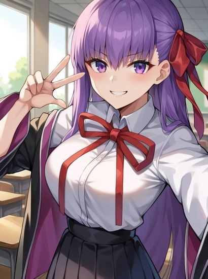 Fate/EXTRA CCCのBBから送られてきた自撮り写真