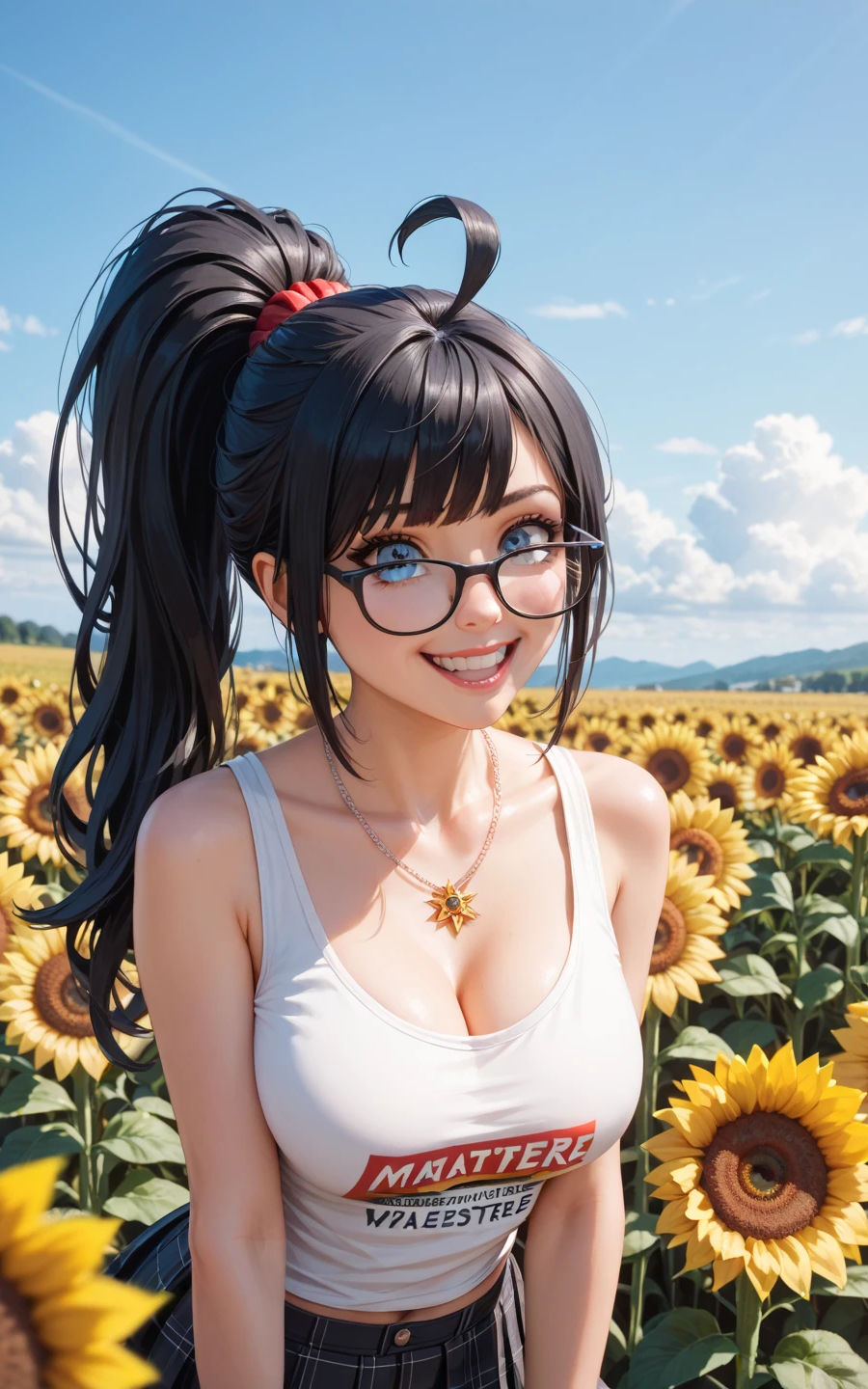 ヒマワリとユリ-ふたりの夏、あふれるまなざし-
