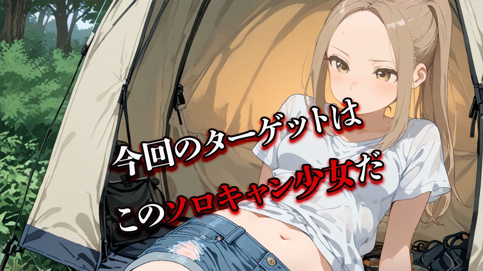 ソロキャンしていたら監禁レ〇プされた話