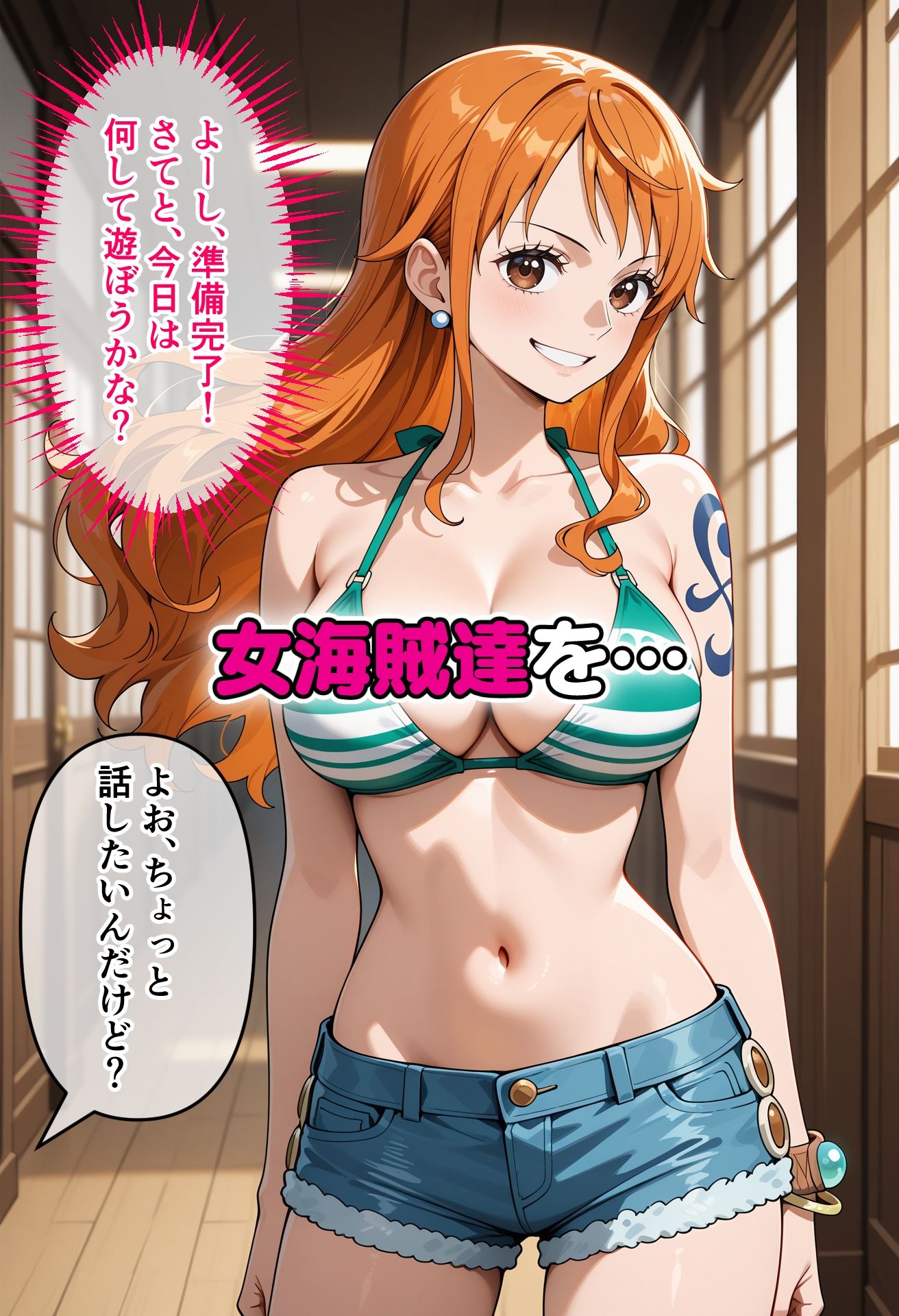 女海賊達を催〇アプリで寝取って孕ませてみた